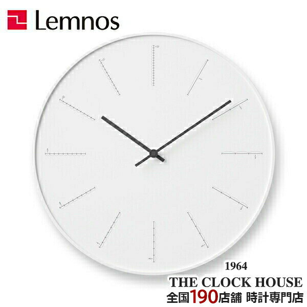 【ポイント最大56倍&最大2000円OFFクーポン!】タカタレムノス デザインオブジェクト divide ディバイト 掛時計 クオーツ 電池式 ホワイト nen...