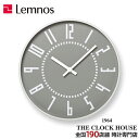 【お得な10%OFFクーポンは7日9:59迄!】タカタレムノス デザインオブジェクト eki clock エキ クロック 掛時計 クオーツ 電池式 グレー 五十...