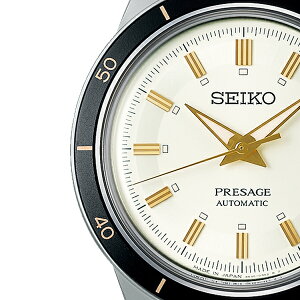 《6月10日発売/予約》セイコープレザージュStyle60’sSARY193メンズ腕時計メカニカル自動巻きカレンダーアイボリー