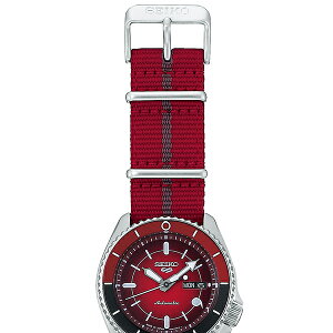 セイコー5スポーツNARUTO&BORUTOナルト&ボルトコラボレーション限定モデルサラダSBSA089メンズ腕時計メカニカルナイロンバンド日本製