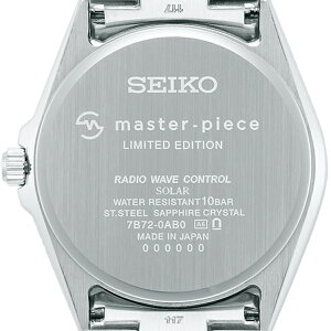 《6月25日発売/予約》セイコーセレクションmaster-pieceコラボ限定モデルSBTM301メンズ腕時計ソーラー電波シルバー日本製