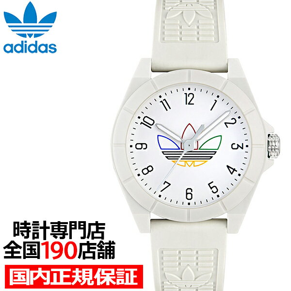 商品説明 ロゴを文字盤の中央とバンドに配置した「PROJECT FOUR（プロジェクト フォー）」。様々なファッションに合わせやすいブラックやホワイトをベースのデザインに、快適に身に着けられるフィット感の良いレジンバンド・41mm径のレジンケースを合わせた使い勝手のよいコレクションです。スポーツウォッチの多くに採用される、衝突の防止や衝撃を緩和する役割を果たす「リューズガード」を施しています。 商品詳細 商品番号AOST24570 ブランド名adidas シリーズ名Street（ストリート） コレクション名PROJECT FOUR（プロジェクト フォー） 駆動方式電池式クオーツ 精度平均月差±20秒 ケース材質レジン ケースサイズ厚さ：11.0mm横：41.0mm縦：39.5mm ガラス材質アクリルガラス バンド材質レジン バンド調整可能サイズ140〜200mm 防水5気圧防水 重さ31.0g 付属品箱、保証書 取扱説明書ダウンロードタイプ 発売日2024年10月18日 保証正規メーカー保証1年間 その他サービスギフトラッピング無料レビューを書いてウォッチクロスプレゼント 取扱い商品について当店にて取り扱っております商品は全て国内正規品となりますオンラインストアと実店舗で販売価格やポイント等の条件が異なる場合がございます 注意事項お買上時に組み込まれている電池はモニター用電池です。モニター用電池は時計の性能・機能を確認するための電池です。お買い上げ後製品仕様の年数に満たず電池の寿命が切れる事がありますのでご了承ください。 注意事項お使いのディスプレイの発色具合によって、実際のものと色が異なる場合や、写真では表現できない質感がございます。また、天然素材を使用した商品は、唯一無二のお品となる為、柄や質感などが写真と異なる場合がございます。 アディダス製品一覧 時計専門店 THE CLOCK HOUSE ▶アフターサービス・無料サイズ調整は北海道から九州まで全国190の実店舗にて承ります。 THE CLOCK HOUSE i clock. Museum24 THE CLOCK HOUSE XPRESS MySelectPoint Tre Frecce 関連ワード:adidas アディダス Street ストリート 男女兼用 ユニセックス 電池式 合格 進学 大学 成人 卒業 記念 入学 中学 高校 大学 入社 社会人 就職 記念日 祝い ギフト プレゼント バレンタイン ブランドウォッチ トレンド おしゃれ ブラックフライデー クリスマス 初売り 成人式 いい夫婦の日 誕生日 父の日PROJECT FOURプロジェクト フォー ロゴを文字盤の中央とバンドに配置した「PROJECT FOUR（プロジェクト フォー）」。様々なファッションに合わせやすいブラックやホワイトをベースのデザインに、快適に身に着けられるフィット感の良いレジンバンド・41mm径のレジンケースを合わせた使い勝手のよいコレクションです。スポーツウォッチの多くに採用される、衝突の防止や衝撃を緩和する役割を果たす「リューズガード」を施しています。 商品詳細(スペック) 商品番号AOST24570 ブランド名adidas シリーズ名Street（ストリート） コレクション名PROJECT FOUR（プロジェクト フォー） 駆動方式電池式クオーツ 精度平均月差±20秒 ケース材質レジン ケースサイズ厚さ：11.0mm横：41.0mm縦：39.5mm ガラス材質アクリルガラス バンド材質レジン バンド調整可能サイズ140〜200mm 防水5気圧防水 重さ31.0g 付属品箱、保証書 取扱説明書ダウンロードタイプ 発売日2024年10月18日 保証正規メーカー保証1年間 取扱い商品について当店にて取り扱っております商品は全て国内正規品となります バリエーション AOST24568 AOST24570 アディダス商品一覧 予算で選ぶ人気の腕時計予算10万円以下で買える大人気のメンズ腕時計予算5万円以下で買えるおすすめメンズ腕時計予算10万円以下で買える注目のレディース腕時計予算5万円以下で買えるはじめてのレディース腕時計