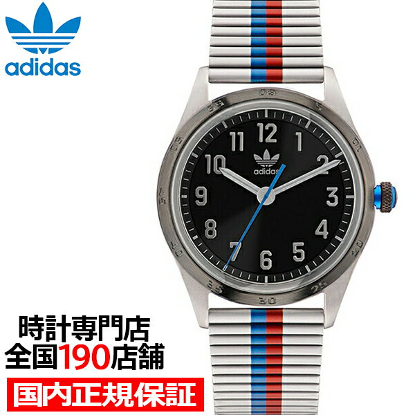 【ポイント最大61.5倍＆最大2000円OFFクーポン】adidas アディダス STYLE スタイル CODE FOUR コード フォー AOSY22525 メンズ 腕時計 クオーツ 電池式 メタルバンド ブラック シルバー