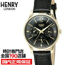 ヘンリーロンドン ビジネス腕時計 レディース HENRY LONDON ヘンリーロンドン WESTMINSTER ウェストミンスター HL34-MS-0440 レディース 腕時計 クオーツ 革ベルト ブラック
