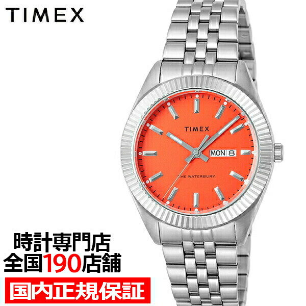 タイメックス 腕時計（メンズ） 【1日はポイント最大41倍＆10%OFFクーポン】TIMEX タイメックス Waterbury Legacy ウォーターベリー レガシー TW2V17900 メンズ 腕時計 電池式 クオーツ ディープオレンジ