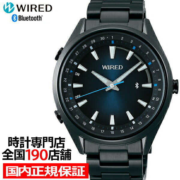 ワイアード 腕時計（メンズ） セイコー ワイアード トウキョウ ソラ Bluetooth AGAB413 メンズ 腕時計 クオーツ グラデーション ブラック