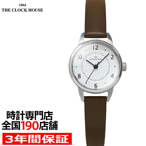 商品説明 ザ・クロックハウスのレディースクオーツモデルから、オン・オフ問わず使いやすいシンプルで上品な一本が登場です。シンプルで見やすいホワイトダイヤルにブラウンレザーベルトを合わせ、落ち着きのある上品な印象に仕上げました。視認性にこだわったアラビア数字のインデックスは、日常使いにうれしい実用性を確保。小ぶりなケースサイズとすっきりとしたデザインは、カジュアルからビジネスまで幅広いシーンにマッチします。電池式クオーツムーブメントを搭載し、扱いやすさと安定した精度も魅力。さらに、初回電池交換無料サービス付きで安心してお使いいただけます。オンもオフも彩る、毎日に寄り添うスタンダードウォッチです。 商品詳細 商品番号LCA5001-WH3B シリーズ名レディースカジュアル (LCA) キャリバー2035 駆動方式電池式クオーツ 精度平均月差±20秒 電池寿命約3年 ケース材質ステンレス ケースサイズ厚さ：7.5mm横：24.0mm縦：31.0mm ガラス材質ミネラルガラス バンド材質皮革（カーフ） 中留美錠 腕周り長さ（最長）170mm バンド幅10mm 防水日常生活用防水（3気圧） 重さ16g 付属品ザ・クロックハウスオリジナル専用ボックス 発売日2025年10月2日 保証3年間無料保証初回電池交換無料 その他サービスギフトラッピング無料レビューを書いてウォッチクロスプレゼント 取扱い商品について正規の取り扱いはザ・クロックハウスのみとなります 注意事項お買上時に組み込まれている電池はモニター用電池です。モニター用電池は時計の性能・機能を確認するための電池です。お買い上げ後製品仕様の年数に満たず電池の寿命が切れる事がありますのでご了承ください。 注意事項お使いのディスプレイの発色具合によって、実際のものと色が異なる場合や、写真では表現できない質感がございます。また、天然素材を使用した商品は、唯一無二のお品となる為、柄や質感などが写真と異なる場合がございます。 レディースカジュアル製品一覧 時計専門店 THE CLOCK HOUSE ▶アフターサービス・無料サイズ調整は北海道から九州まで全国190の実店舗にて承ります。 THE CLOCK HOUSE i clock. Museum24 THE CLOCK HOUSE XPRESS MySelectPoint Tre Frecce 関連ワード:【KK9N0D18P】クロックハウス 受験 合格 進学 成人 入学 卒業 記念 中学 高校 大学 学生 就活 入社 社会人 就職 面接 リクルート スーツ 背広 新入社 新入学 御祝 祝い ギフト プレゼント トレンド 高コスパ ファッション スタイル別 おしゃれブラックフライデー クリスマス 初売り 受験 いい夫婦の日 誕生日 父の日CASUALクオーツモデル ザ・クロックハウスのレディースクオーツモデルから、オン・オフ問わず使いやすいシンプルで上品な一本が登場です。シンプルで見やすいホワイトダイヤルにブラウンレザーベルトを合わせ、落ち着きのある上品な印象に仕上げました。視認性にこだわったアラビア数字のインデックスは、日常使いにうれしい実用性を確保。小ぶりなケースサイズとすっきりとしたデザインは、カジュアルからビジネスまで幅広いシーンにマッチします。電池式クオーツムーブメントを搭載し、扱いやすさと安定した精度も魅力。さらに、初回電池交換無料サービス付きで安心してお使いいただけます。オンもオフも彩る、毎日に寄り添うスタンダードウォッチです。 商品詳細(スペック) 商品番号LCA5001-WH3B シリーズ名レディースカジュアル (LCA) キャリバー2035 駆動方式電池式クオーツ 精度平均月差±20秒 電池寿命約3年 ケース材質ステンレス ケースサイズ厚さ：7.5mm横：24.0mm縦：31.0mm ガラス材質ミネラルガラス バンド材質皮革（カーフ） 中留美錠 腕周り長さ（最長）170mm バンド幅10mm 防水日常生活用防水（3気圧） 重さ16g 付属品ザ・クロックハウスオリジナル専用ボックス 発売日2025年10月2日 保証3年間無料保証初回電池交換無料 その他サービスギフトラッピング無料レビューを書いてウォッチクロスプレゼント 取扱い商品について正規の取り扱いはザ・クロックハウスのみとなります バリエーション LCA5001-WH1B LCA5001-WH2B LCA5001-WH3B レディースカジュアル商品一覧 予算で選ぶ人気の腕時計予算10万円以下で買える大人気のメンズ腕時計予算5万円以下で買えるおすすめメンズ腕時計予算10万円以下で買える注目のレディース腕時計予算5万円以下で買えるはじめてのレディース腕時計