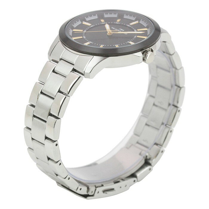 ザ・クロックハウス MBC5001-BK1A ビジネスカジュアル メンズ 腕時計 クオーツ ステンレス ブラック リーズナブル THE CLOCK HOUSE