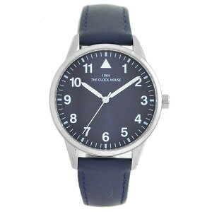 【最大10,000円OFFクーポン!】ザ・クロックハウスMBC5004-NV1BTHECLOCKHOUSEメンズ腕時計Men'sBusinessCasualメンズビジネスカジュアルスタイルREASONABLESERIESブラックカーフベルトリーズナブル男性用ウォッチギフト入学入社就職祝い新生活就活