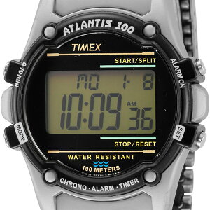 TIMEXタイメックスATLANTISアトランティス100TW2U31100メンズ腕時計クオーツ電池式メタルバンドシルバー