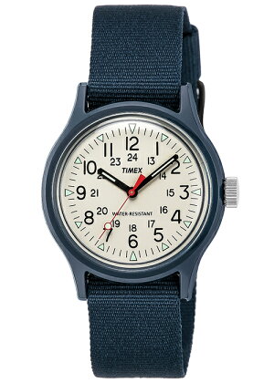 TIMEXタイメックスCamperオリジナルキャンパーTW2U84200メンズ腕時計クオーツ電池式ナイロンアイボリーネイビー
