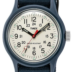 TIMEXタイメックスCamperオリジナルキャンパーTW2U84200メンズ腕時計クオーツ電池式ナイロンアイボリーネイビー