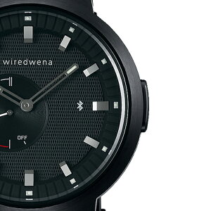 《1月15日発売/予約》セイコーソニーwiredwenaワイアードウェナwena3AGAB417メンズ腕時計Bluetoothブラック