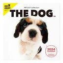 THE DOG 2024年 カレンダー 大判サイズ（キャバリア・キング・チャールズ・スパニエル）壁掛け ブックレット式 魚眼レンズ オリジナルシール付き 動物 いぬ イヌ 犬 壁掛 【THE DOG公式ストア】