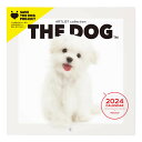 THE DOG 2024年 カレンダー ミニサイズ（マルチーズ）壁掛け ブックレット式 魚眼レンズ オリジナルシール付き 動物 いぬ イヌ 犬 壁掛【THE DOG公式ストア】
