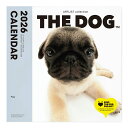 THE DOG 2026年 カレンダー 大判サイズ(パグ)壁掛け ブックレット式 魚眼レンズ オリジナルシール付き 動物 いぬ イヌ 犬 壁掛 【THE DOG公式ストア】