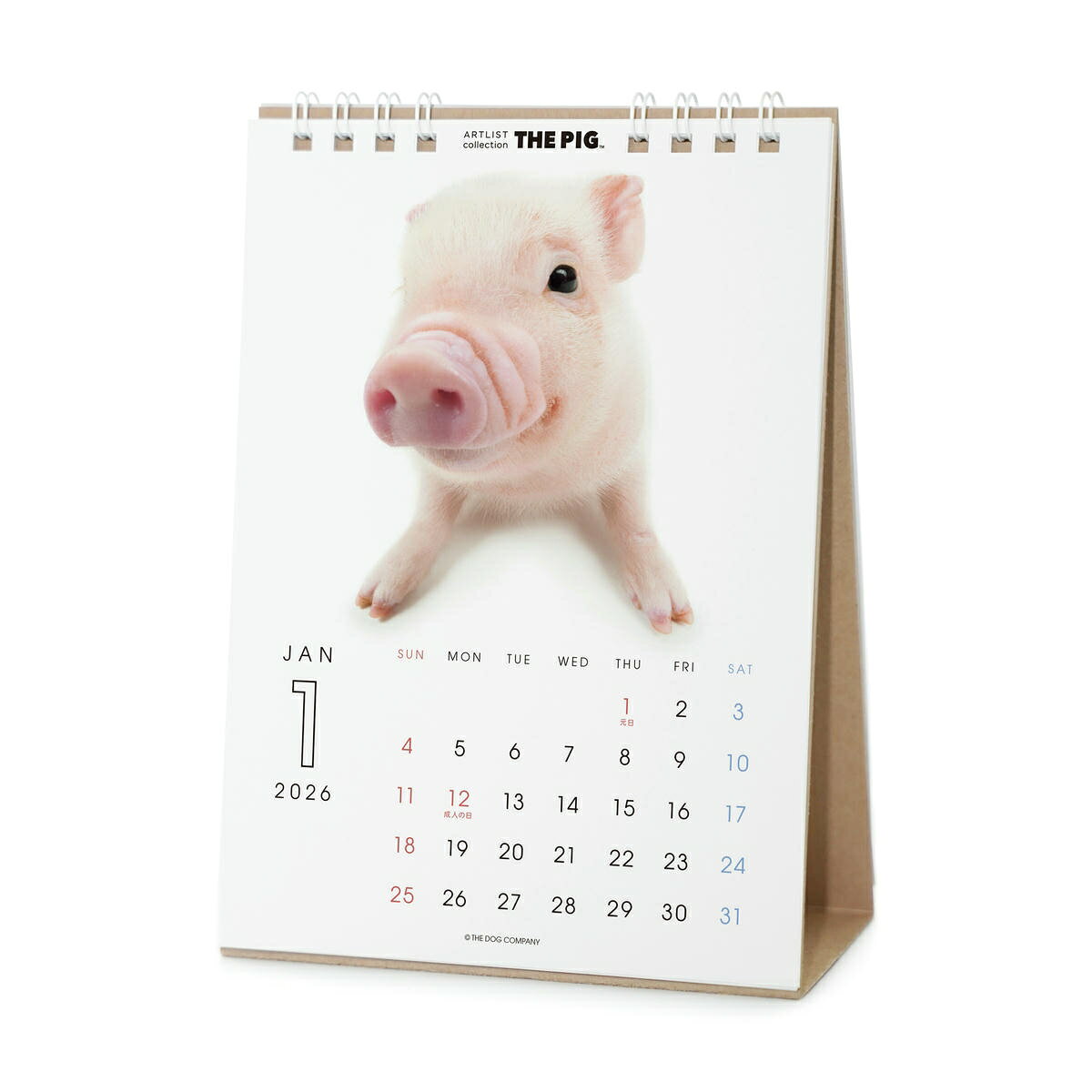 THE PIG 2026年 卓上カレンダーリン...の紹介画像2