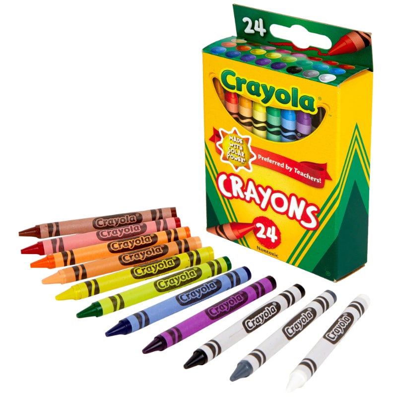 クレヨラ Crayola 【クレヨン 24色 Crayola Crayons 24 お絵かき クレパス クーピー】523024 正規品