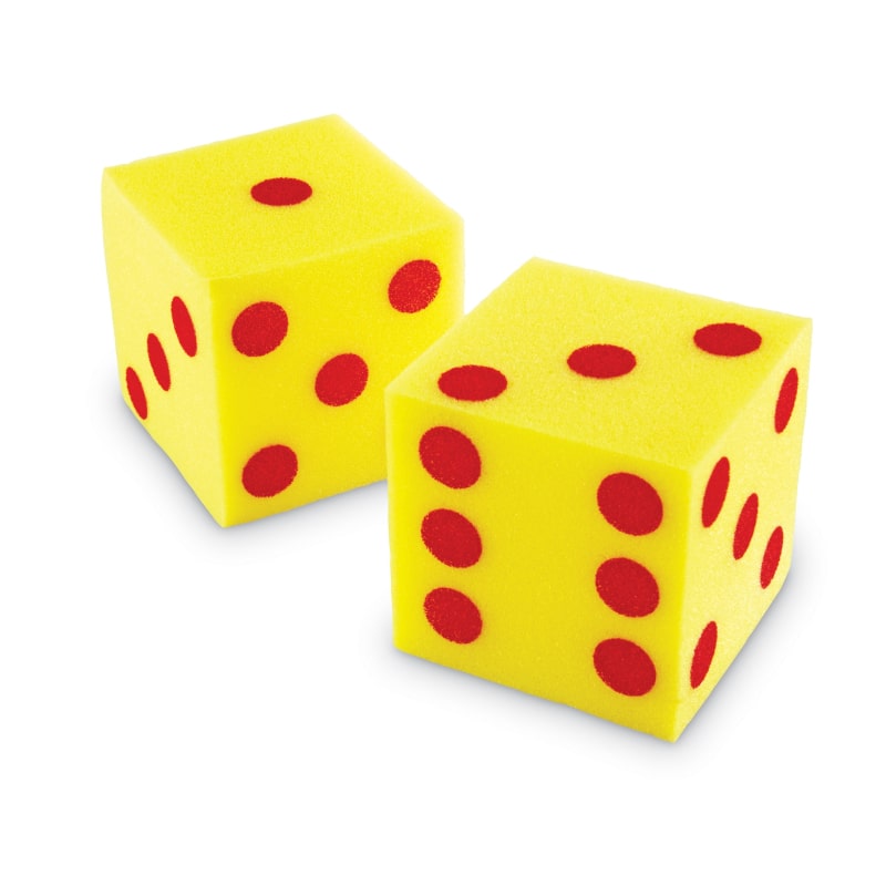送料無料!！ラーニング・リソーシズ Learning Resources【ジャイアント スポンジサイコロ さいの目】LER0411 正規品