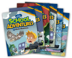 送料無料！英語の多読にもおすすめ！【School Adventures Graded Comic Readers Level 3 Set (6冊セット)】