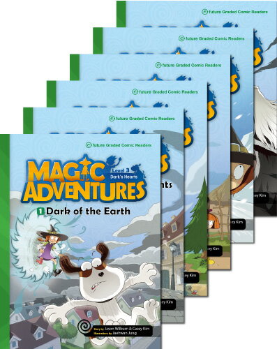 送料無料！英語の多読にもおすすめ！【Magic Adventures Graded Comic Readers Level 3 Set (6冊セット)】