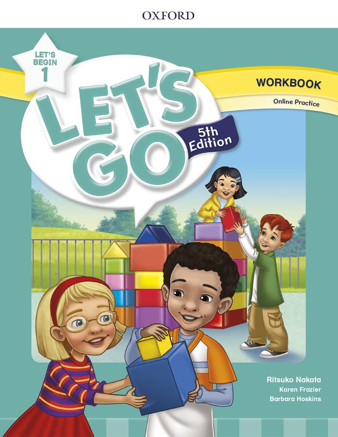 送料無料！【Let's Go 5th Edition Let's Begin 1 Workbook with Online Practice】ワークブック