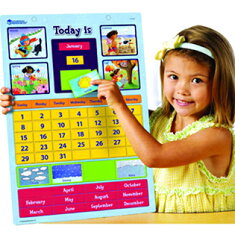 【マグネット式カレンダー】MagneticLearningCalendar知育玩具英語教室英会話教室こども英語英語カレンダー曜日日付季節月英単語【RCP】