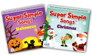 送料無料！【Super Simple Songs Halloween + Christmas CD 2枚セット】スーパーシンプルソングズ ハロウィン + クリ…