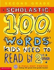 送料無料！【100 Words Kids Need To Read By 2nd Grade】Scholastic 英語 ワークブック アクティビティブック