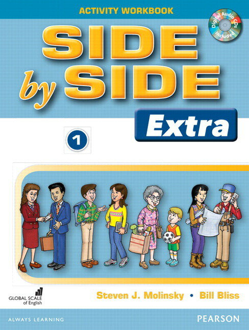 送料無料【Side by Side 1 Extra Edition Activity Workbook with CDs】英語教材 英会話