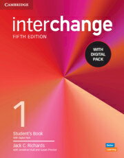 【Interchange 5th Edition 1 Student's Book with Digital Pack】&nbsp;&nbsp;(最新版)&nbsp;英語教材 英会話 文法・スピーキング・リスニング 1