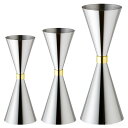 【カクテル メジャーカップ】【スリム メジャーカップ 3点セット】 カクテル ジガーカップ ウィスキー 計量カップ フレア バーテンダー