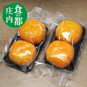 庄内柿 蔵出しL〜2L(2玉)×10入り 送料無料 山形県鶴岡市松が丘産 種なし柿 11月下旬〜より順次発送 日にち指定不可 食の都庄内