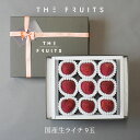 【納期指定可】【 国産生ライチ 】THE FRUITS 宮崎県産 国産生ライチ 9玉 中玉(Mサイズ以上) 出産祝い 内祝い お返し 出産内祝い 内祝 快気祝い 結婚祝い 結婚内祝い 御中元 お中元 お供え 御供 ギフト フルーツ 高級 父の日 マツコの知らない世界 国産ライチ 生ライチ