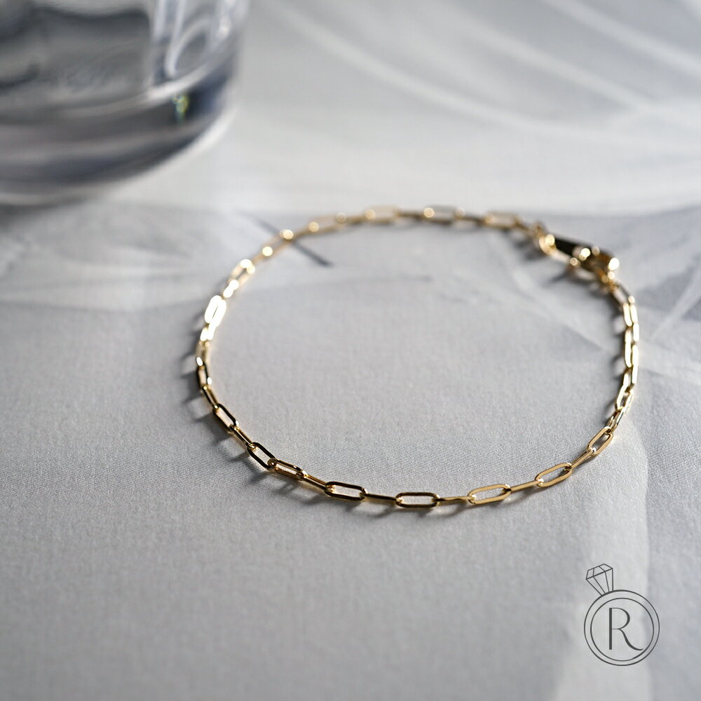 ブレスレット 18k K18 18金 ゴールド レディース 女性用 ジュエリー アクセサリー ギフト プレゼント チェーンブレスレット メンズ ユニセックス ス...