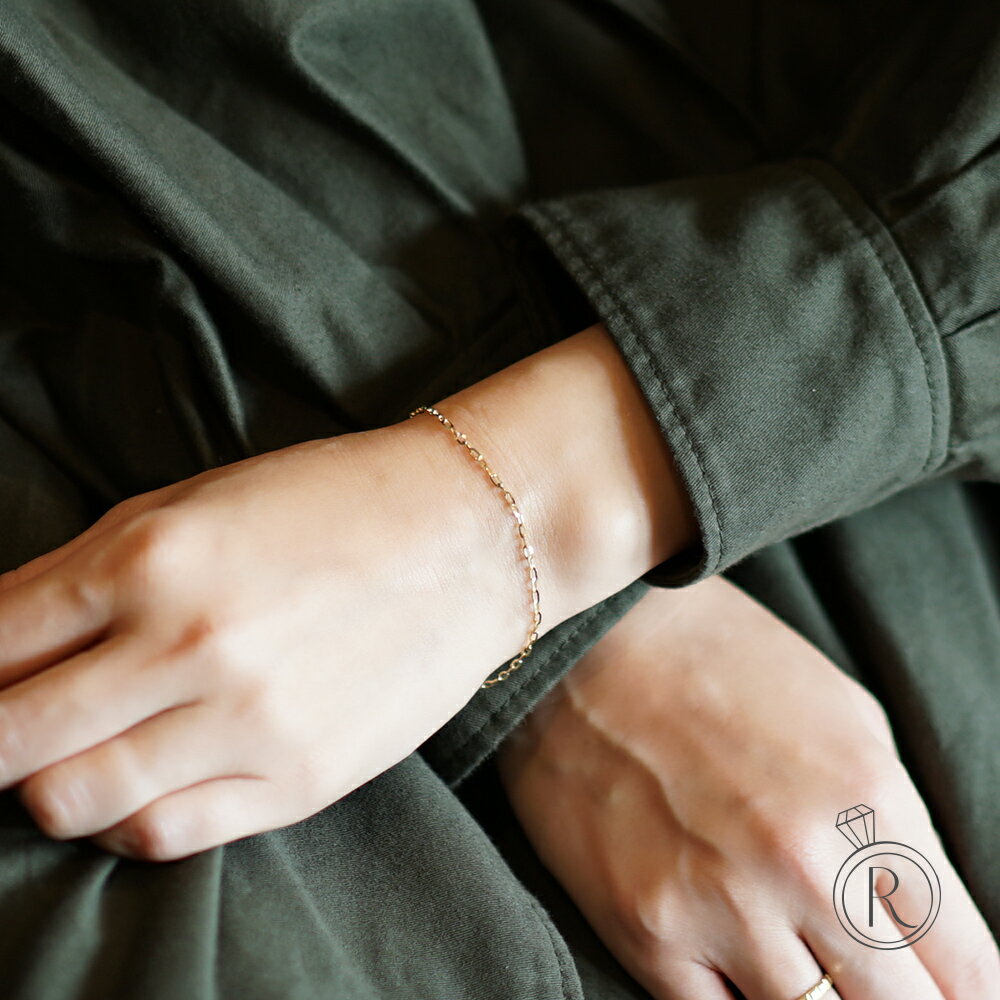 【11/28午後値上げ実施】 ブレスレット 18k K18 18金 ゴールド レディース ペア ジュエリー アクセサリー ギフト クリスマスプレゼント 贈り物 ...