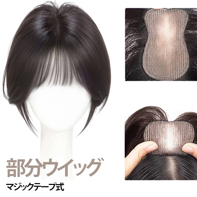 軽量 ピンなし バレない 増毛 トップヘアピース 頭頂部 部分ウイッグ ウィッグ ポイントウィッグ トップピース 自然 部分かつら ウィッグ 薄毛隠し ヘアピース 白髪隠し ピンなし 部分かつら 薄毛隠し 前髪ウィッグ 前髪 つむじ 女性 ボリュームアップ
