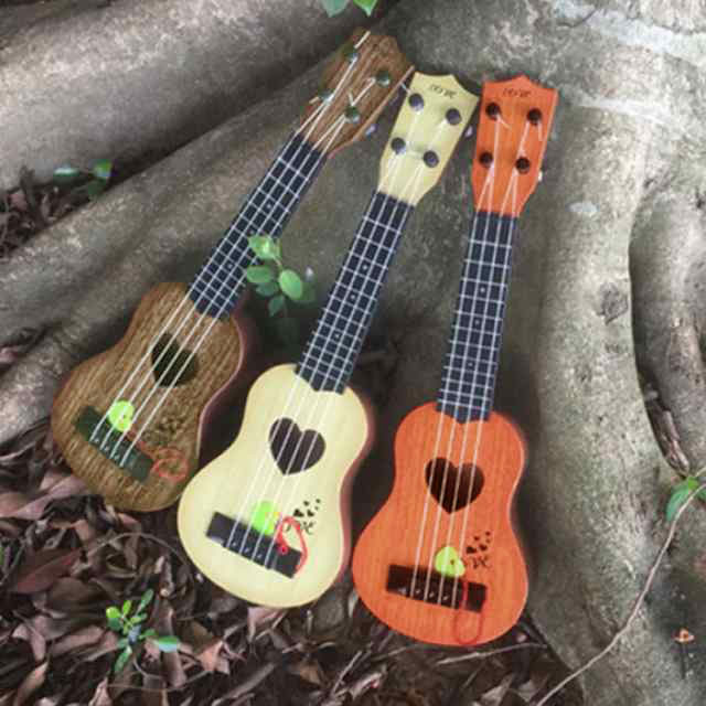 ウクレレおもちゃ 音楽教育 ミニギター 知育玩具 入門用 子供用 ウクレレ ウクレレ...