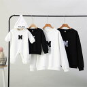 親子 ペアtシャツ ペアルック トレーナー ロンパース リンクコーデ 親子服 親子トレーナー 親子コーデ メンズTシャツ レディースTシャツ トップス 長袖 裏...