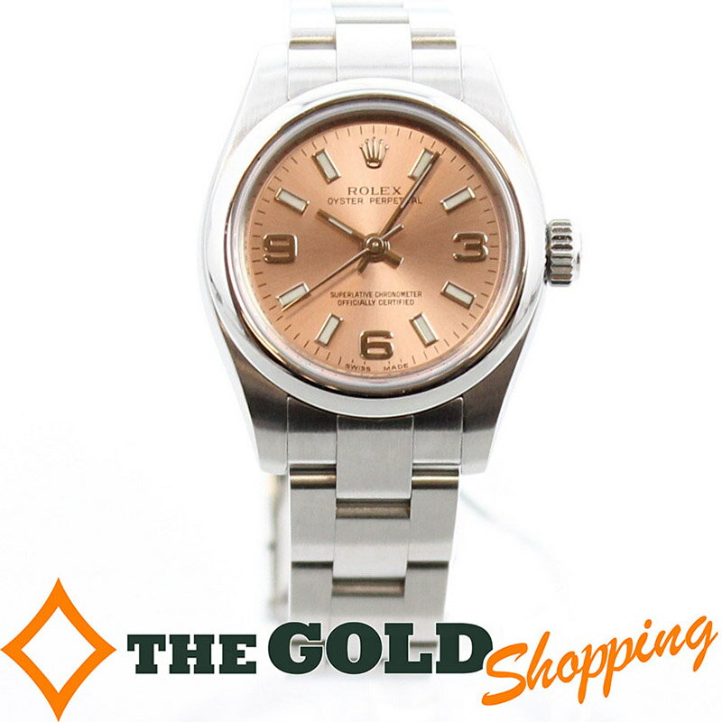 【OH済】ロレックス ROLEX オイスターパーペチュアル 176200 腕時計 レディース[女性用] ギフト プレゼント ビジネス ご褒美 ザ・ゴールド THE GOLD ショッピング【中古】