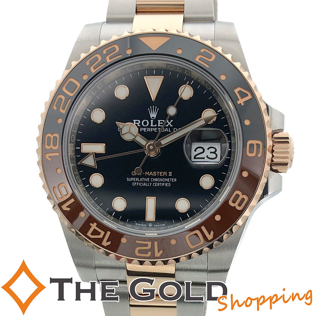 ロレックス ROLEX GMTマスター2 126711CHNR 2018年6月国内 腕時計 メンズ ウォッチ 男性用 決算SALE ギフト プレゼント ビジネス ご褒美 ザ・ゴールド THE GOLD ショッピング【中古】