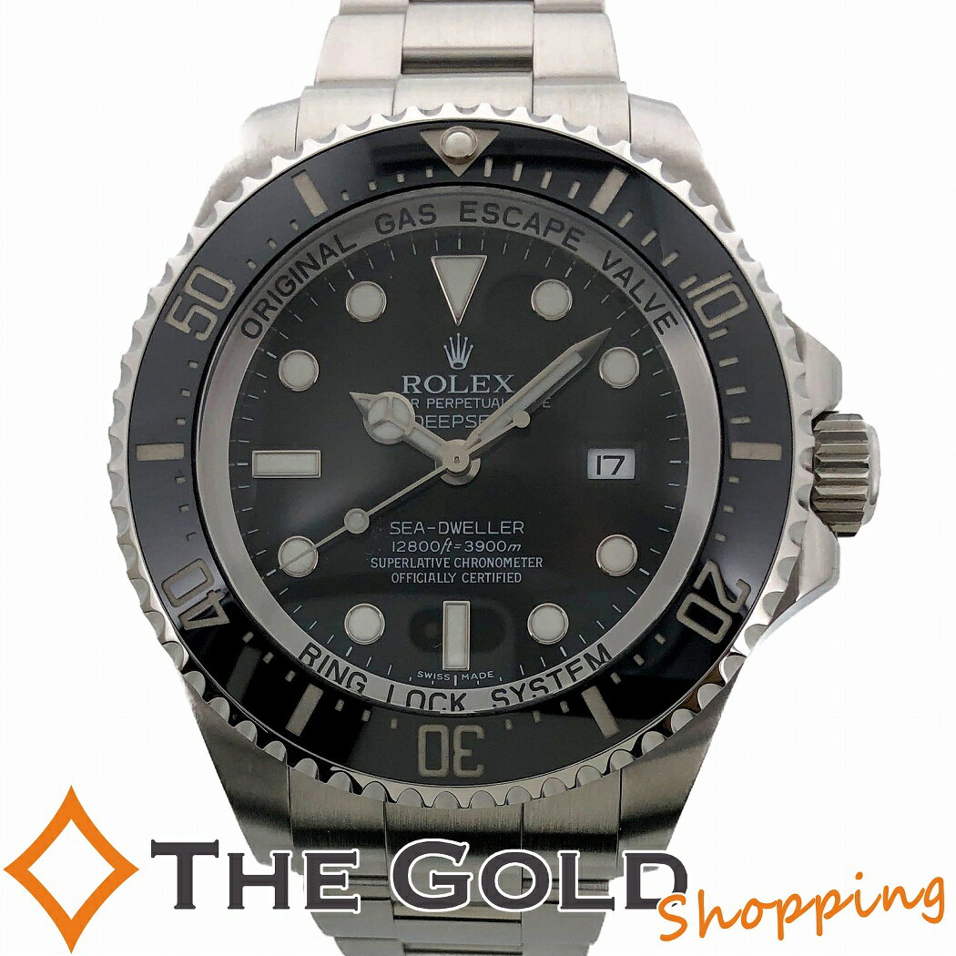 ロレックス■シードゥエラー 116660 ディープシー V番 2010年 国内 OH済 ROLEX SEA DWELLER シードウェラー スポーツ ダイバーズ 自動巻き SS AT 腕時計 メンズ[男性用] ギフト プレゼント ご褒美 ブラックフライデー ザ・ゴールド THE GOLD ショッピング【中古】