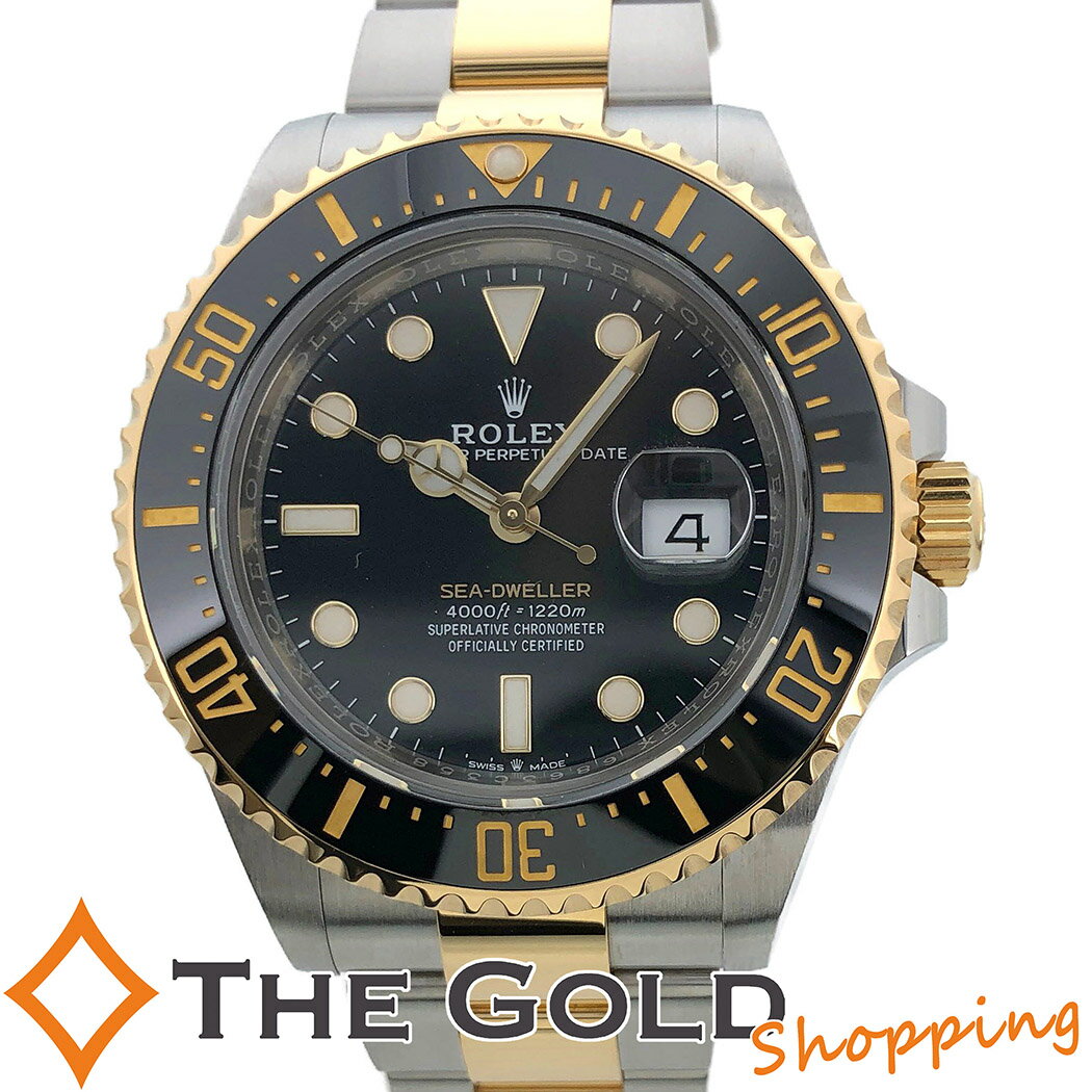 ロレックス シードゥエラー 126603 2020年2月国内 YG SS コンビ OH済 ランダム シードウェラー ROLEX SEA DWELLER 腕時計 メンズ[男性用] ギフト プレゼント ご褒美 ザ・ゴールド THE GOLD ショッピング【中古】