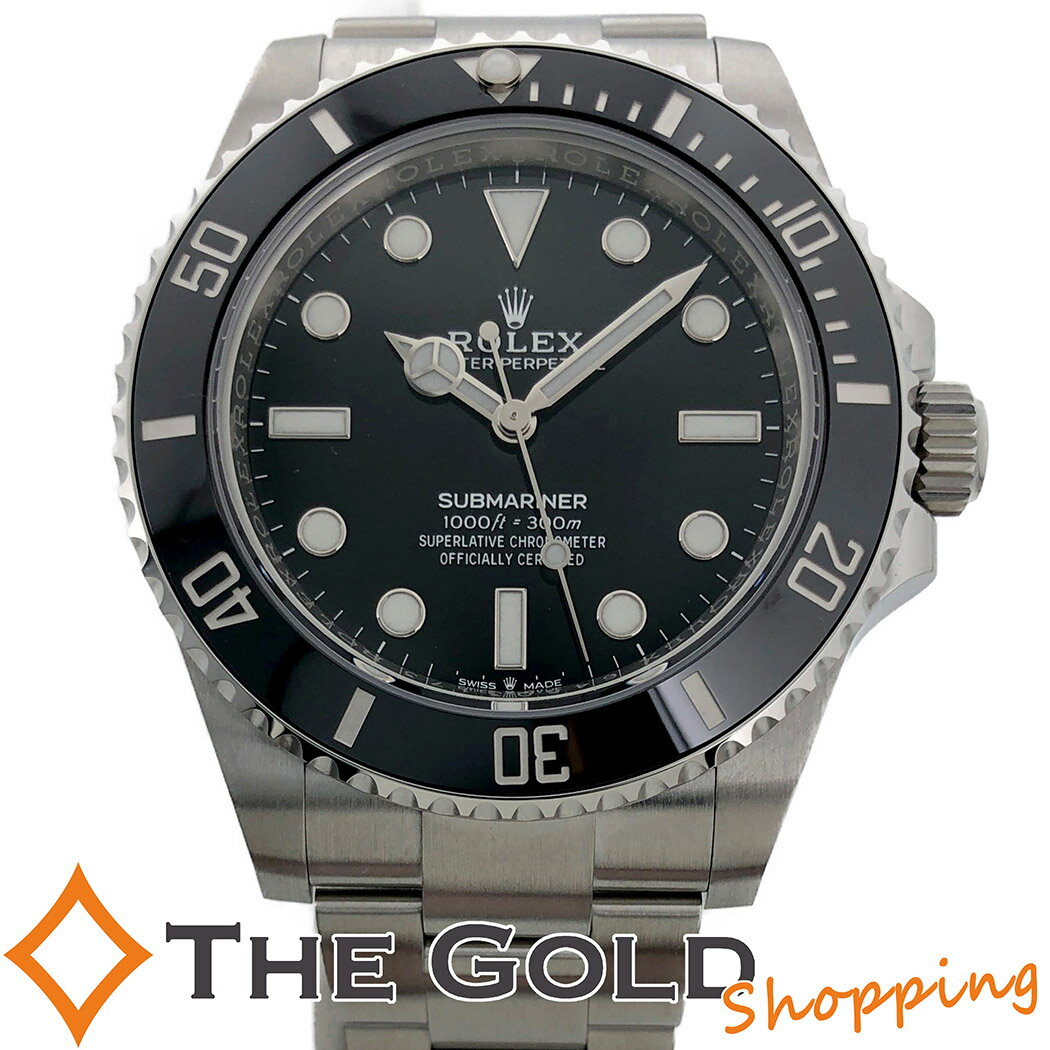 【中古】ロレックス■サブマリーナー ノンデイト 新型 124060 2020年10月 新ギャラ ROLEX SUBMARINER スポーツ ダイバーズ 腕時計 メンズ[男性用] ギフト プレゼント ご褒美 バレンタイン ザ・ゴールド ロレックスサブマリーナ ロレックス中古 ROLEXサブマリーナ