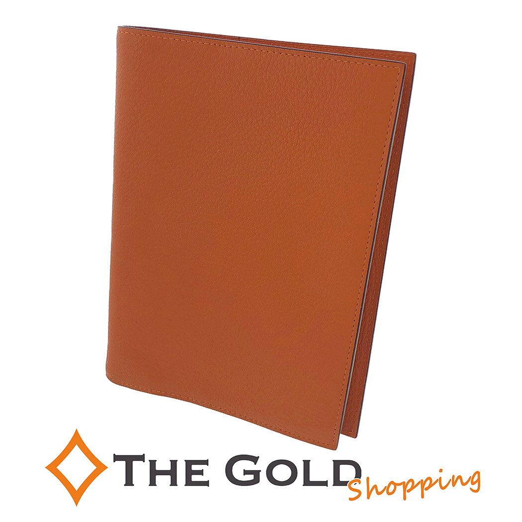 エルメス グローブトロッター 2ピン シェーブル オレンジ □K 2007年 アジェンダ 橙 HERMES 手帳・手帳カバー 【中古】のサムネイル