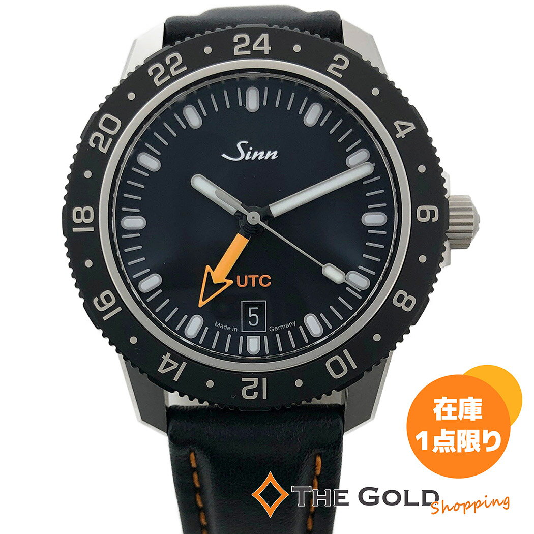 Sinn ジン スポーツウォッチ 105.ST.SA.UTC 105.020 41mm 自動巻き 黒文字盤 腕時計 メンズウォッチ ジン 【中古】