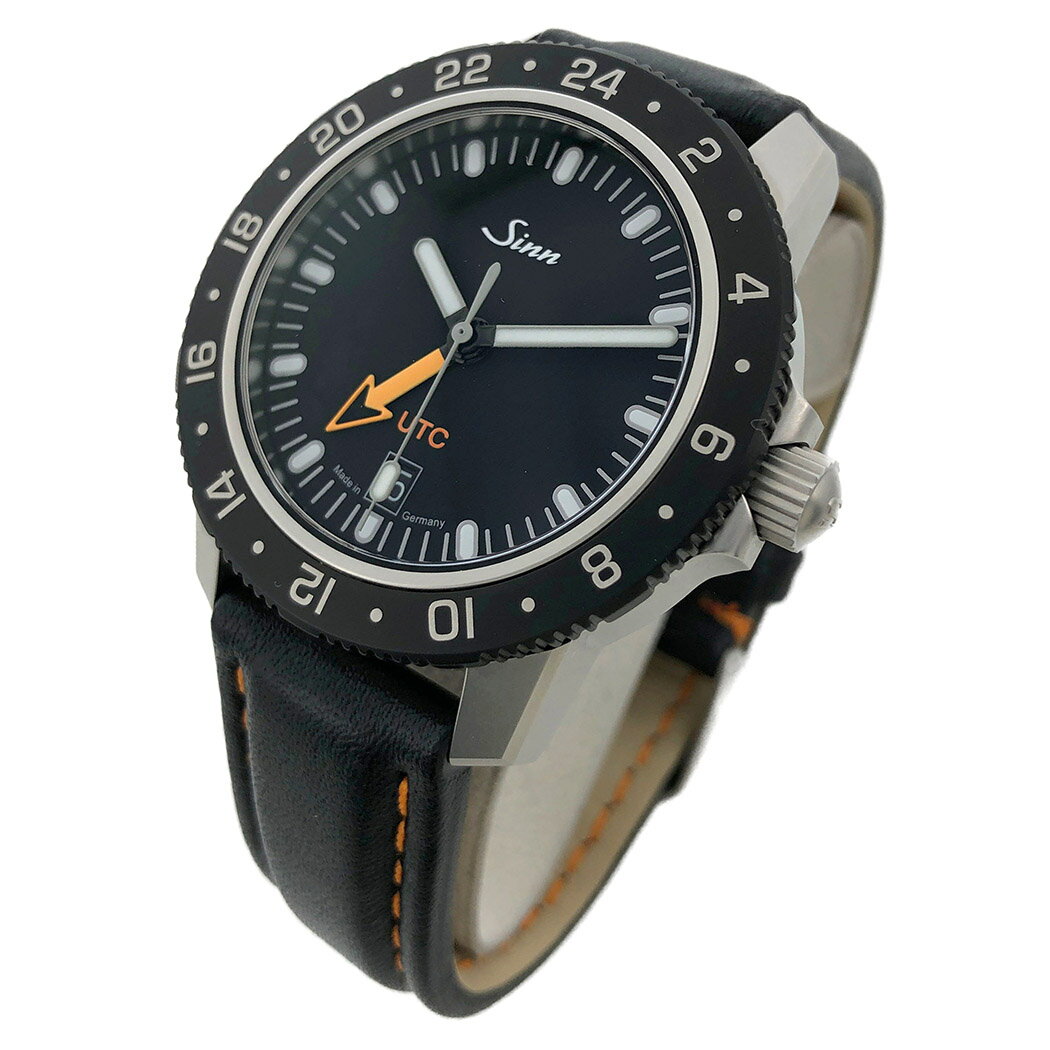 Sinn ジン スポーツウォッチ 105.ST.SA.UTC 105.020 41mm 自動巻き 黒文字盤 腕時計 メンズウォッチ ジン 【中古】
