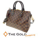 LOUIS VUITTON スピーディバンドリエール25 N40575 ダミエ エベヌ キャンバス ブラウン 2WAY 斜め掛け ショルダーバッグ ルイヴィトン...