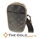 LOUIS VUITTON ポシェットガンジュ M51870 モノグラム キャンバス ブラウン ボディバッグ 男女兼用 ルイヴィトン 【中古】 p2506