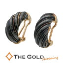 Cartier スリーカラーイヤリング 750 YG WG イエロー ホワイト ブラック レディース ジュエリー カルティエ 【中古】